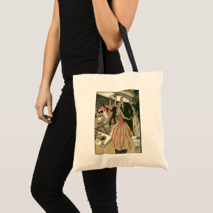 Art Deco Trouwdag, Eerste Dans van Jonggehuwden Tote Bag