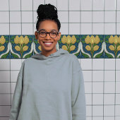 Art Deco Tulips Wall Decor Art Nouveau Tegeltje