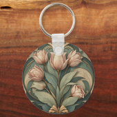 Art Deco Tulpen Sleutelhanger (Voorkant)