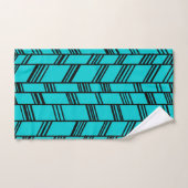 Art Deco Turquoise Bad Handdoek (Handdoek)