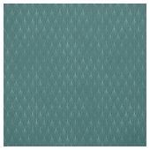 Art Deco Turquoise Zilveren Diamantventilator Stof (Swatch)