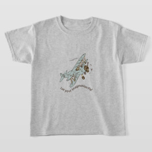Art Deco tweedekkers - laat je fantasie vliegen. T-shirt