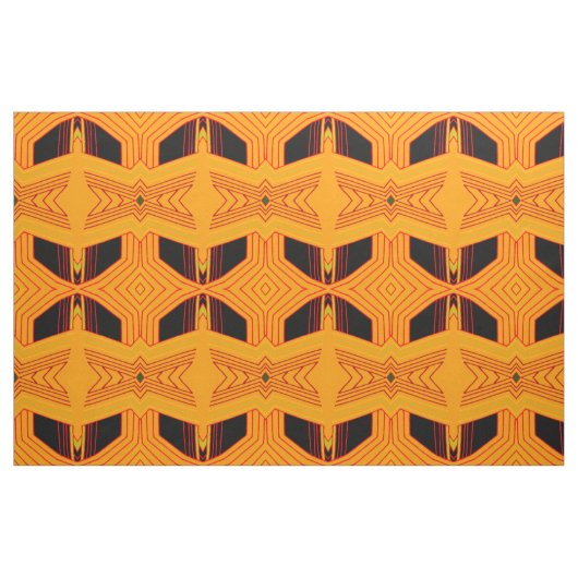 Art Deco Type Patroon Stof (Fat Quarter)