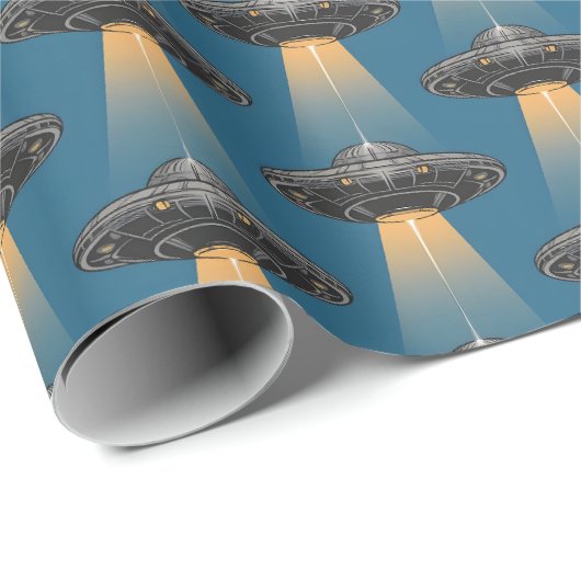Art Deco UFO inpakpapier (Rol Hoek)
