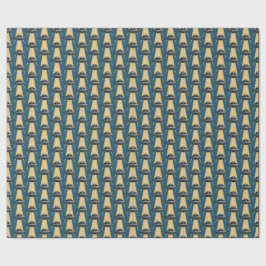 Art Deco UFO inpakpapier