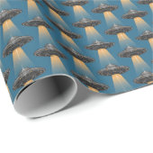 Art Deco UFO inpakpapier (Rol Hoek)