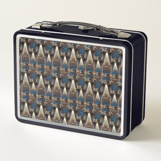 Art Deco UFO Lunch Box (Achterkant)