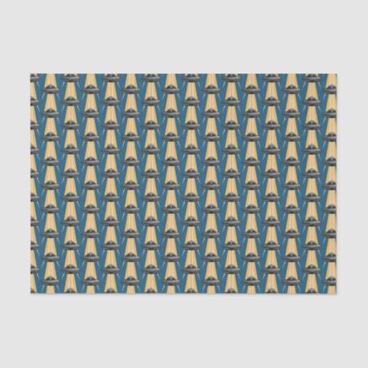 Art Deco UFO Weefselpapier Tissuepapier (Voorkant)