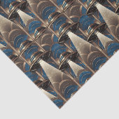 Art Deco UFO Weefselpapier Tissuepapier (Detail)