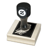  art deco uilen rubberstempel (Stempel)
