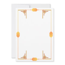 Art Deco uitnodiging