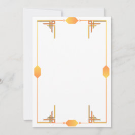 Art Deco uitnodiging