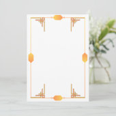 Art Deco uitnodiging (Staand voorkant)