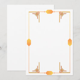 Art Deco uitnodiging