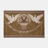Art Deco Umber Gold Doves van Walter Crane Deurmat (Voorkant)