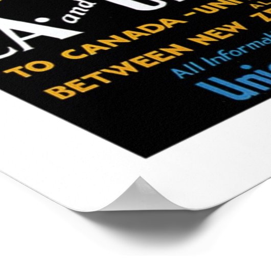 Art Deco Union Lines Poster (Hoek)