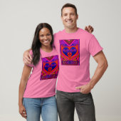Art Deco Valentijn Heart T-shirt (Unisex)