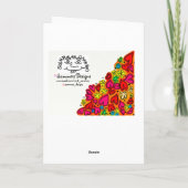 Art Deco Valentijnsdag Kaart (Achterkant)