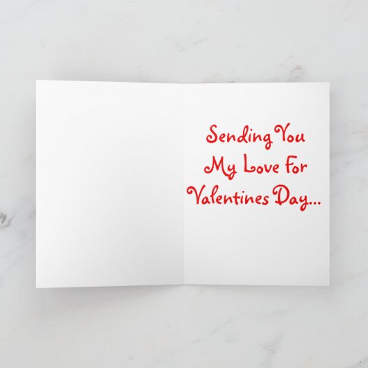 Art Deco Valentijnsdag Kaart (Binnen)