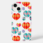 Art Deco Valentijnse Case-Mate iPhone Case (Achterkant)