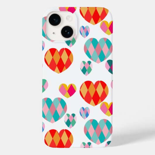 Art Deco Valentijnse Case-Mate iPhone Case (Achterkant)