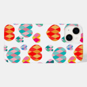 Art Deco Valentijnse Case-Mate iPhone Case (Achterkant (horizontaal))