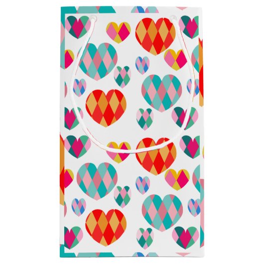 Art Deco Valentijnse Klein Cadeauzakje (Achterkant)