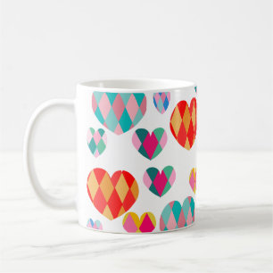 Art Deco Valentijnse koffie-Mok Koffiemok