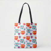 Art Deco Valentijnse Tote Bag (Voorkant)
