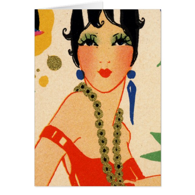 Art Deco Vamp, Flapper uit 1920 (Voorkant)