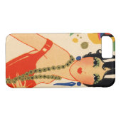 Art Deco Vamp, Flapper uit 1920 Case-Mate iPhone Case (Achterkant (Horizontaal))