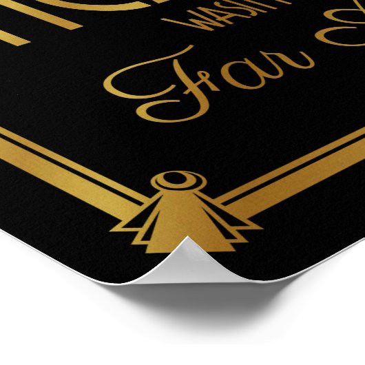 ART DECo, vandaag als de hemel niet zo ver weg was Poster (Hoek)