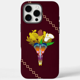 Art Deco Vase with Golden Flowers iPhone 16 Pro Max Hoesje