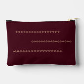 Art Deco Vase with Golden Flowers Etui (Achterkant)