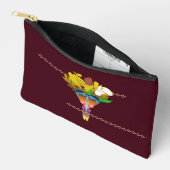 Art Deco Vase with Golden Flowers Etui (Open)