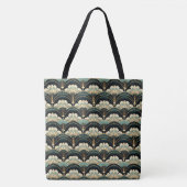 Art Deco Ventermotief Schoudertas Tote Bag (Voorkant)