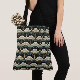 Art Deco Ventermotief Schoudertas Tote Bag