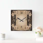 Art Deco-ventiel Vierkante Klok (Huis)