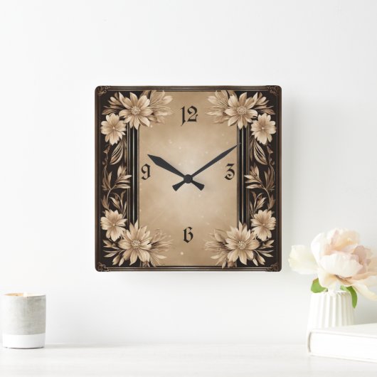 Art Deco-ventiel Vierkante Klok (Huis)