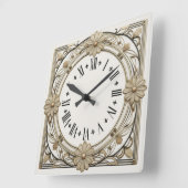 Art Deco-ventiel Vierkante Klok (Hoek)