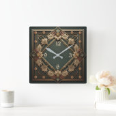 Art Deco-ventiel Vierkante Klok (Huis)