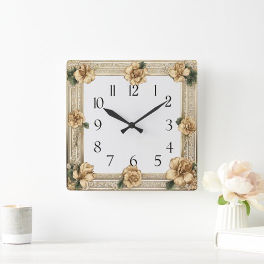 Art Deco-ventiel Vierkante Klok (Huis)