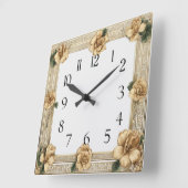 Art Deco-ventiel Vierkante Klok (Hoek)