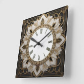 Art Deco-ventiel Vierkante Klok (Hoek)