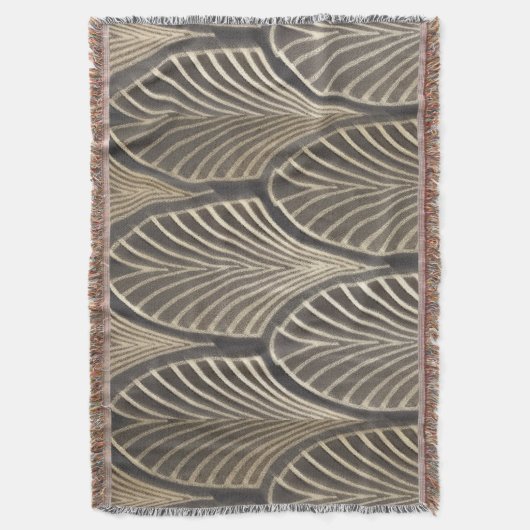 Art Deco ventilator deken werp (Voorkant Verticaal)
