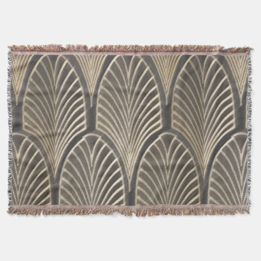 Art Deco ventilator deken werp (Voorkant)