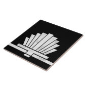 Art Deco Ventilator geometrische vorm - Achtergron Tegeltje (Zijkant)