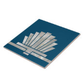 Art Deco Ventilator geometrische vorm - Achtergron Tegeltje (Zijkant)