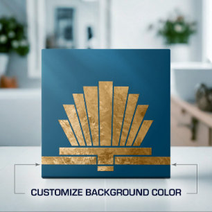 Art Deco Ventilator geometrische vorm - Achtergron Tegeltje