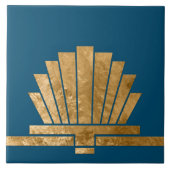 Art Deco Ventilator geometrische vorm - Achtergron Tegeltje (Voorkant)